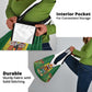 Personalised Zimbabwe Independence Day Grocery Bag Coat Of Arms Fire Lilies