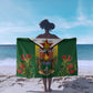 Personalised Zimbabwe Independence Day Sarong Coat Of Arms Fire Lilies
