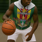 Personalised Zimbabwe Independence Day Sleeveless Zip Hoodie Coat Of Arms Fire Lilies - African Pride