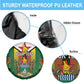 Personalised Zimbabwe Independence Day Spare Tire Cover Coat Of Arms Fire Lilies
