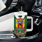 Personalised Zimbabwe Independence Day Tumbler With Handle Coat Of Arms Fire Lilies