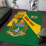 Personalised Proudly Zimbabwe Area Rug Happy Independence Day