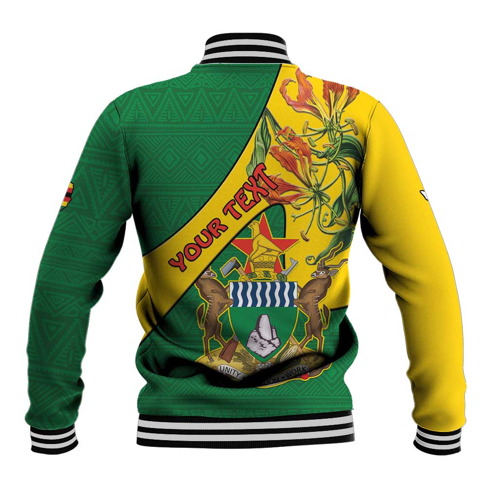 Personalised Proudly Zimbabwe Baseball Jacket Happy Independence Day