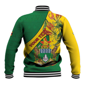 Personalised Proudly Zimbabwe Baseball Jacket Happy Independence Day