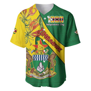 Personalised Proudly Zimbabwe Baseball Jersey Happy Independence Day