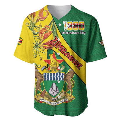 Personalised Proudly Zimbabwe Baseball Jersey Happy Independence Day