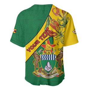 Personalised Proudly Zimbabwe Baseball Jersey Happy Independence Day