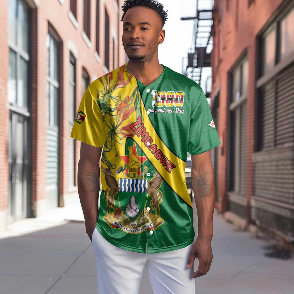 Personalised Proudly Zimbabwe Baseball Jersey Happy Independence Day