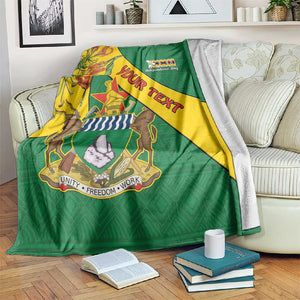 Personalised Proudly Zimbabwe Blanket Happy Independence Day