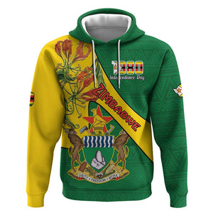 Personalised Proudly Zimbabwe Hoodie Happy Independence Day