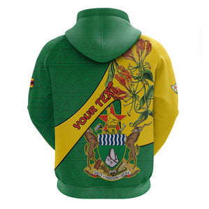 Personalised Proudly Zimbabwe Hoodie Happy Independence Day