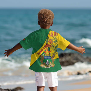 Personalised Proudly Zimbabwe Kid Hawaiian Shirt Happy Independence Day