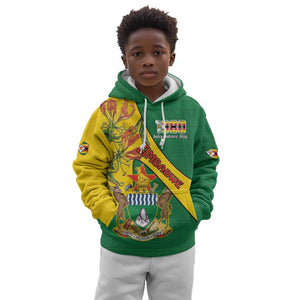 Personalised Proudly Zimbabwe Kid Hoodie Happy Independence Day