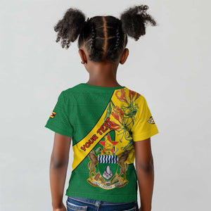 Personalised Proudly Zimbabwe Kid T shirt Happy Independence Day