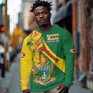 Personalised Proudly Zimbabwe Long Sleeve Shirt Happy Independence Day