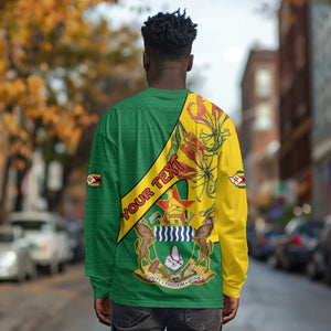 Personalised Proudly Zimbabwe Long Sleeve Shirt Happy Independence Day