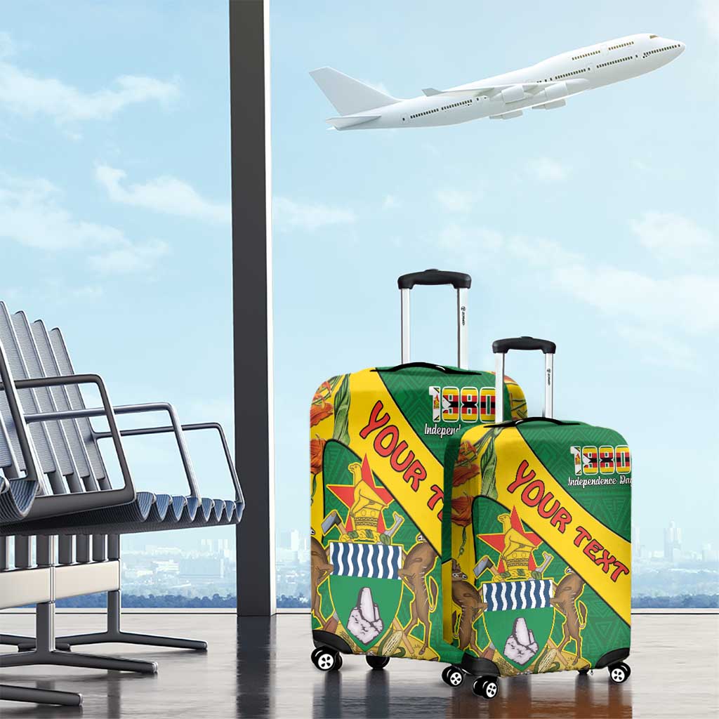 Personalised Proudly Zimbabwe Luggage Cover Happy Independence Day