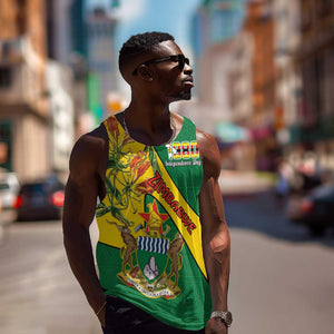 Personalised Proudly Zimbabwe Men Tank Top Happy Independence Day