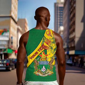 Personalised Proudly Zimbabwe Men Tank Top Happy Independence Day