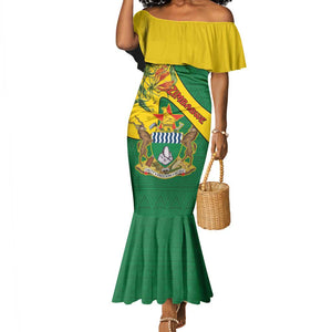 Personalised Proudly Zimbabwe Mermaid Dress Happy Independence Day