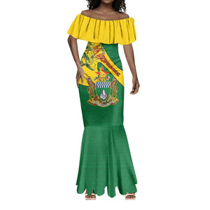 Personalised Proudly Zimbabwe Mermaid Dress Happy Independence Day