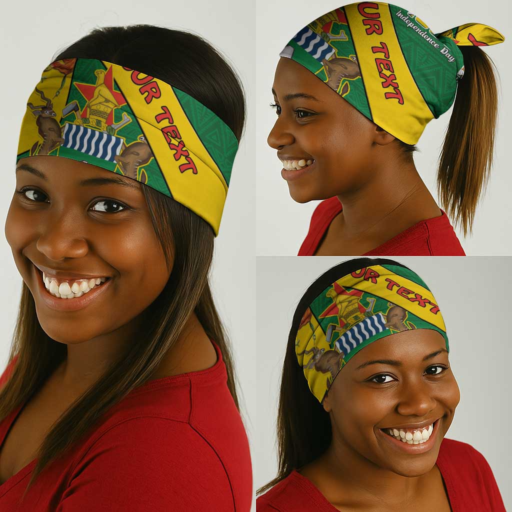Personalised Proudly Zimbabwe Neck Gaiter Happy Independence Day LT15