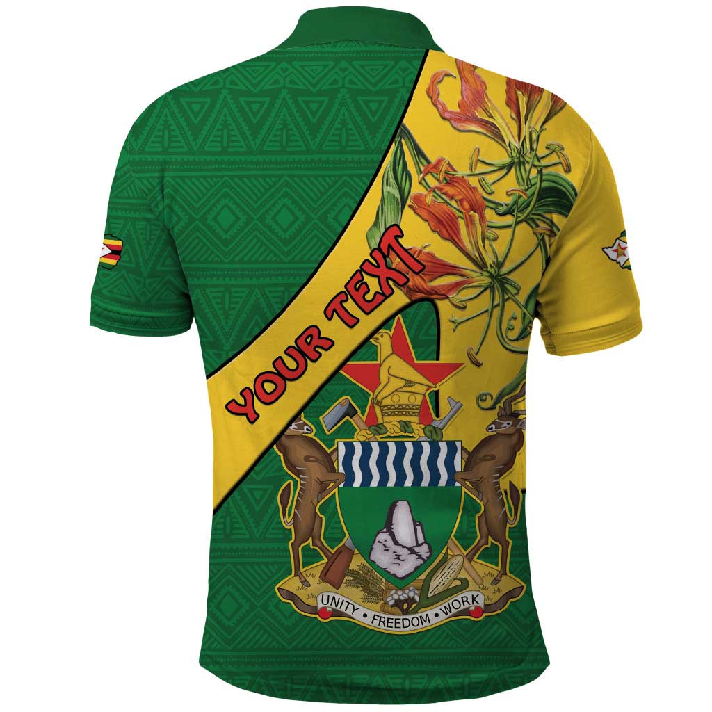 Personalised Proudly Zimbabwe Polo Shirt Happy Independence Day
