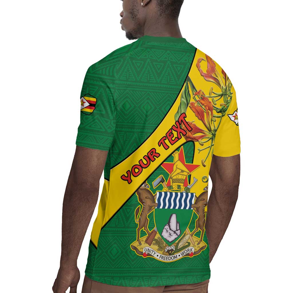 Personalised Proudly Zimbabwe Rugby Jersey Happy Independence Day