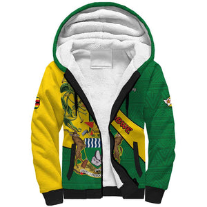 Personalised Proudly Zimbabwe Sherpa Hoodie Happy Independence Day
