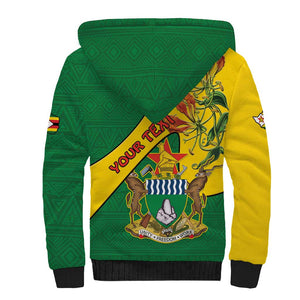 Personalised Proudly Zimbabwe Sherpa Hoodie Happy Independence Day
