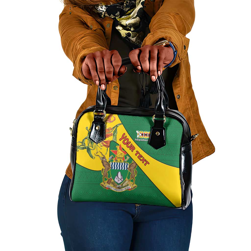 Personalised Proudly Zimbabwe Shoulder Handbag Happy Independence Day