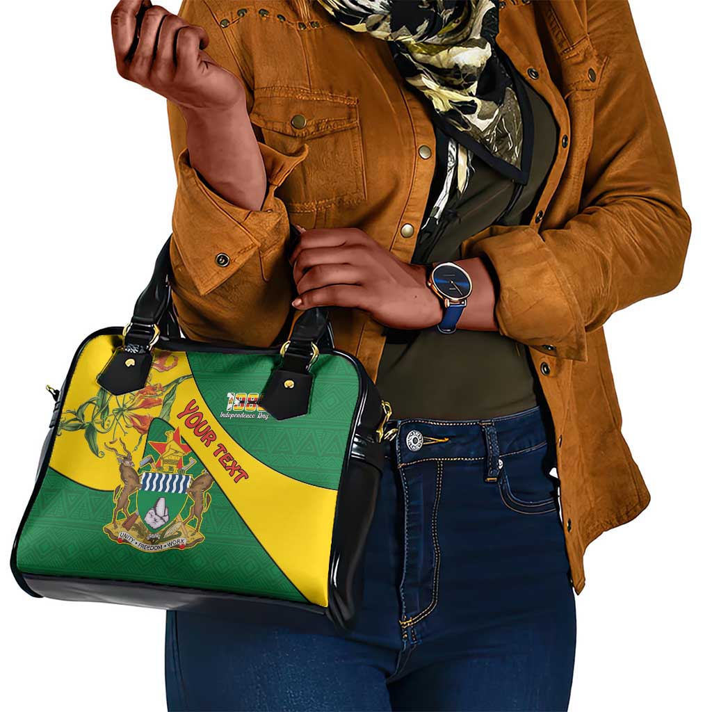 Personalised Proudly Zimbabwe Shoulder Handbag Happy Independence Day