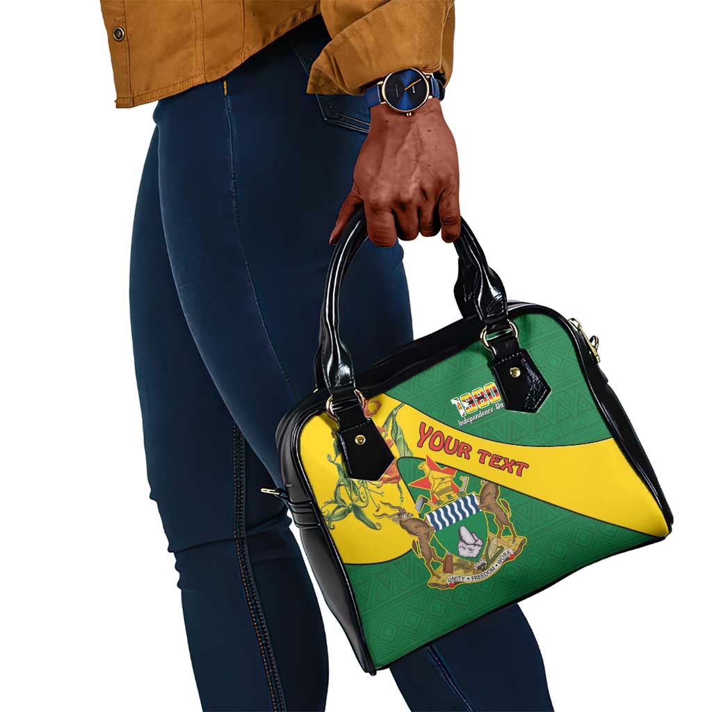 Personalised Proudly Zimbabwe Shoulder Handbag Happy Independence Day