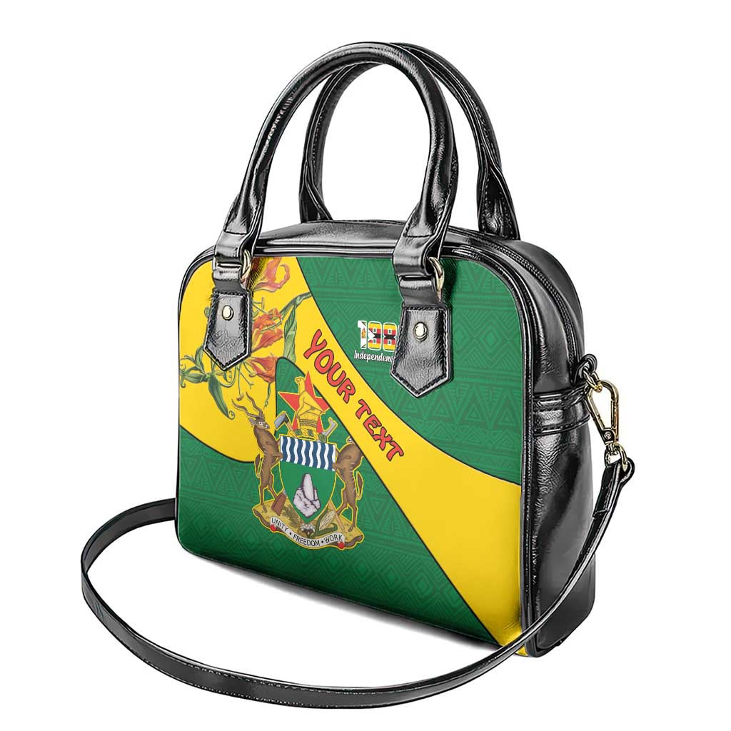 Personalised Proudly Zimbabwe Shoulder Handbag Happy Independence Day
