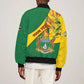 Personalised Proudly Zimbabwe Sleeve Zip Bomber Jacket Happy Independence Day