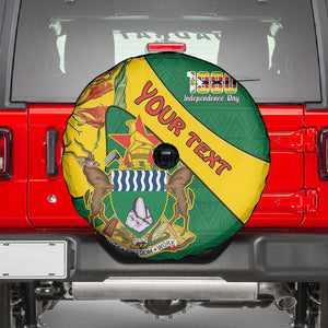 Personalised Proudly Zimbabwe Spare Tire Cover Happy Independence Day