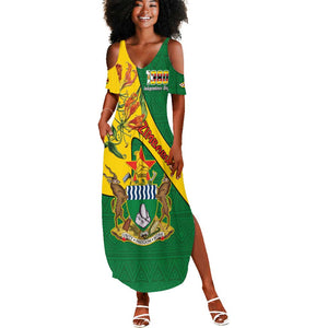 Personalised Proudly Zimbabwe Summer Maxi Dress Happy Independence Day