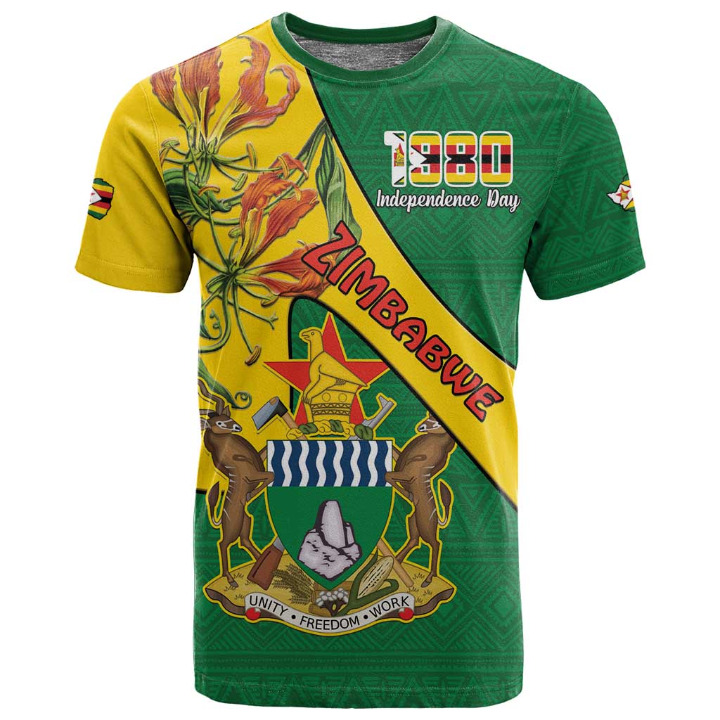Personalised Proudly Zimbabwe T shirt Happy Independence Day