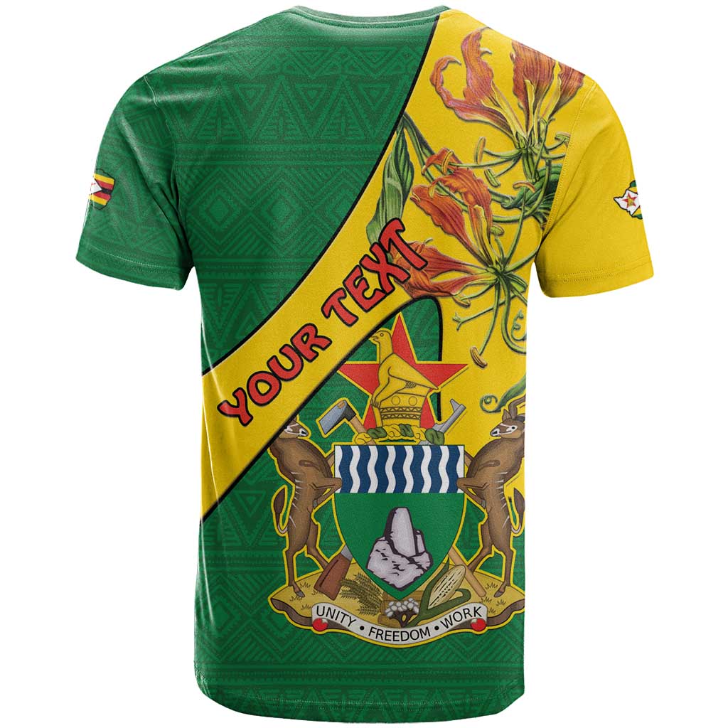 Personalised Proudly Zimbabwe T shirt Happy Independence Day