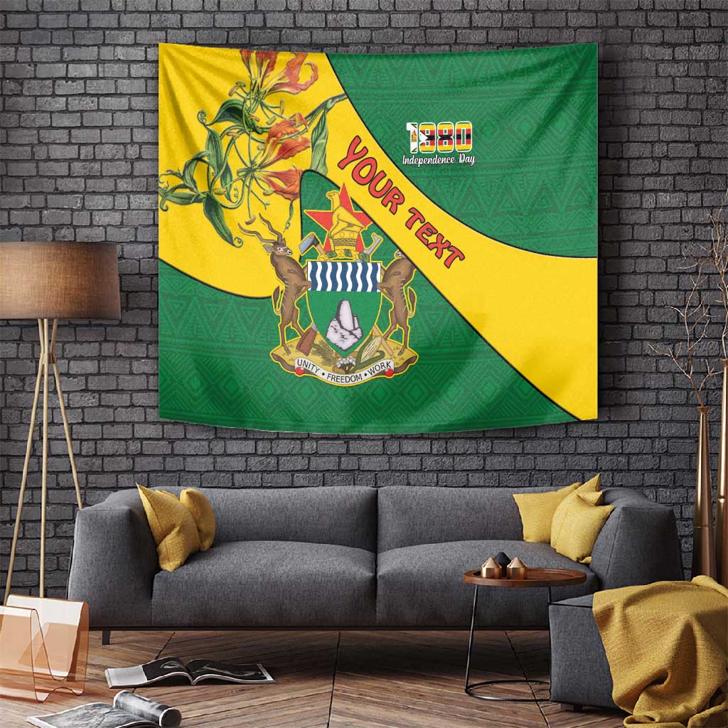 Personalised Proudly Zimbabwe Tapestry Happy Independence Day