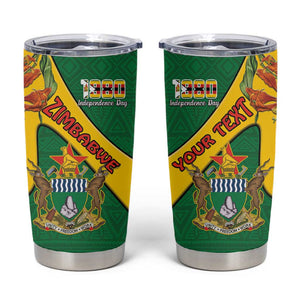 Personalised Proudly Zimbabwe Tumbler Cup Happy Independence Day