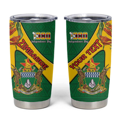 Personalised Proudly Zimbabwe Tumbler Cup Happy Independence Day