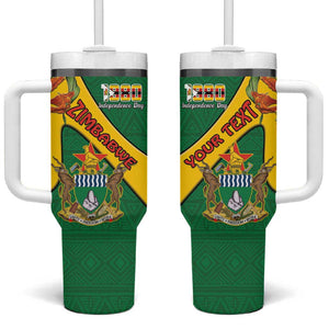 Personalised Proudly Zimbabwe Tumbler With Handle Happy Independence Day