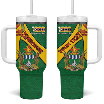 Personalised Proudly Zimbabwe Tumbler With Handle Happy Independence Day