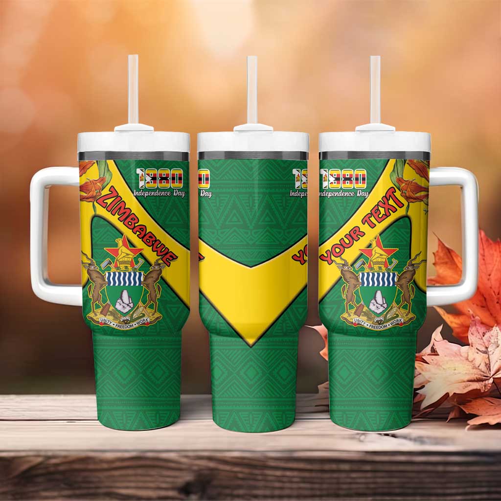 Personalised Proudly Zimbabwe Tumbler With Handle Happy Independence Day