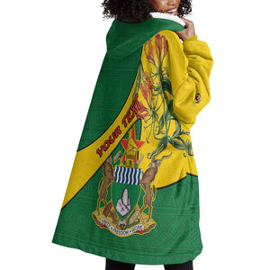 Personalised Proudly Zimbabwe Wearable Blanket Hoodie Happy Independence Day