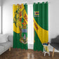 Personalised Proudly Zimbabwe Window Curtain Happy Independence Day