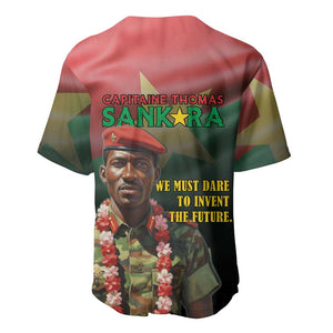 Capitaine Thomas Sankara Baseball Jersey We Must Dare To Invent The Future