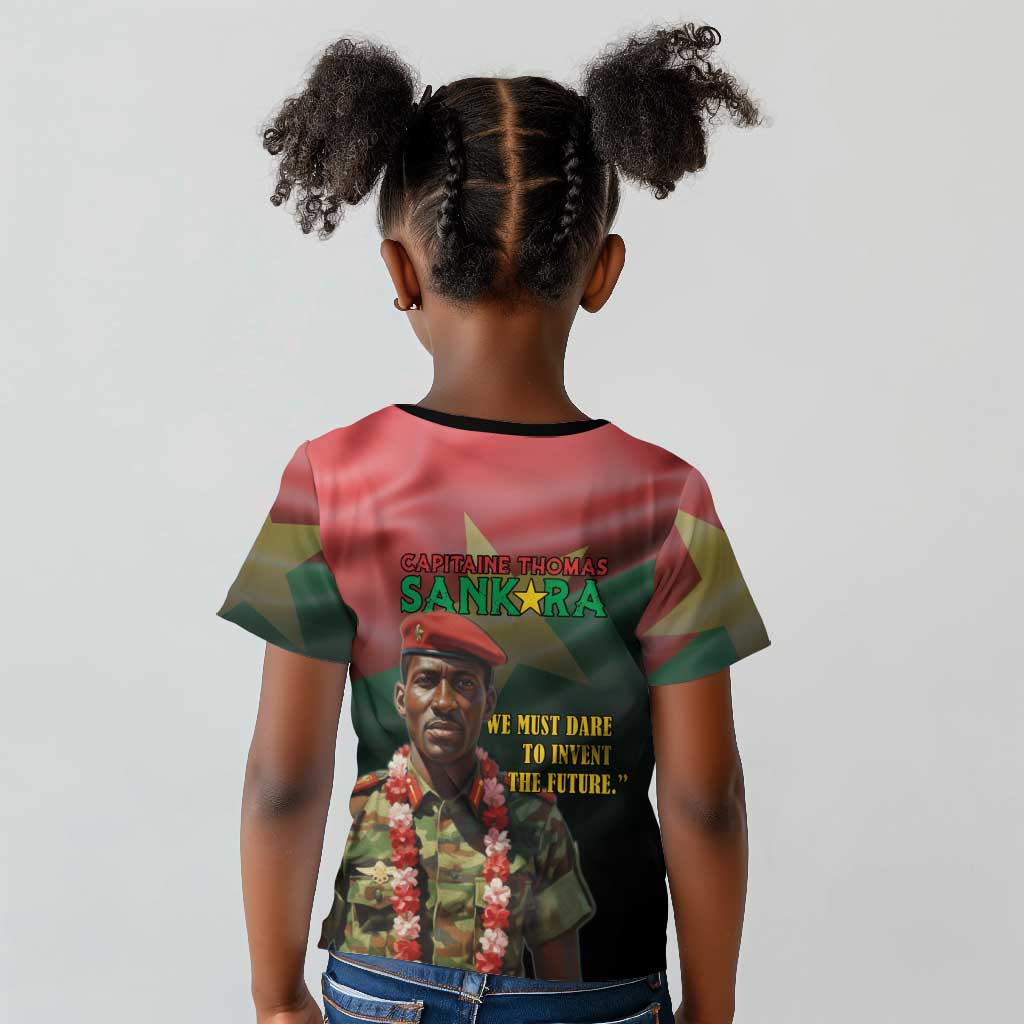Capitaine Thomas Sankara Kid T shirt We Must Dare To Invent The Future