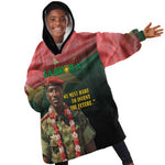 Capitaine Thomas Sankara Kid Wearable Blanket Hoodie We Must Dare To Invent The Future